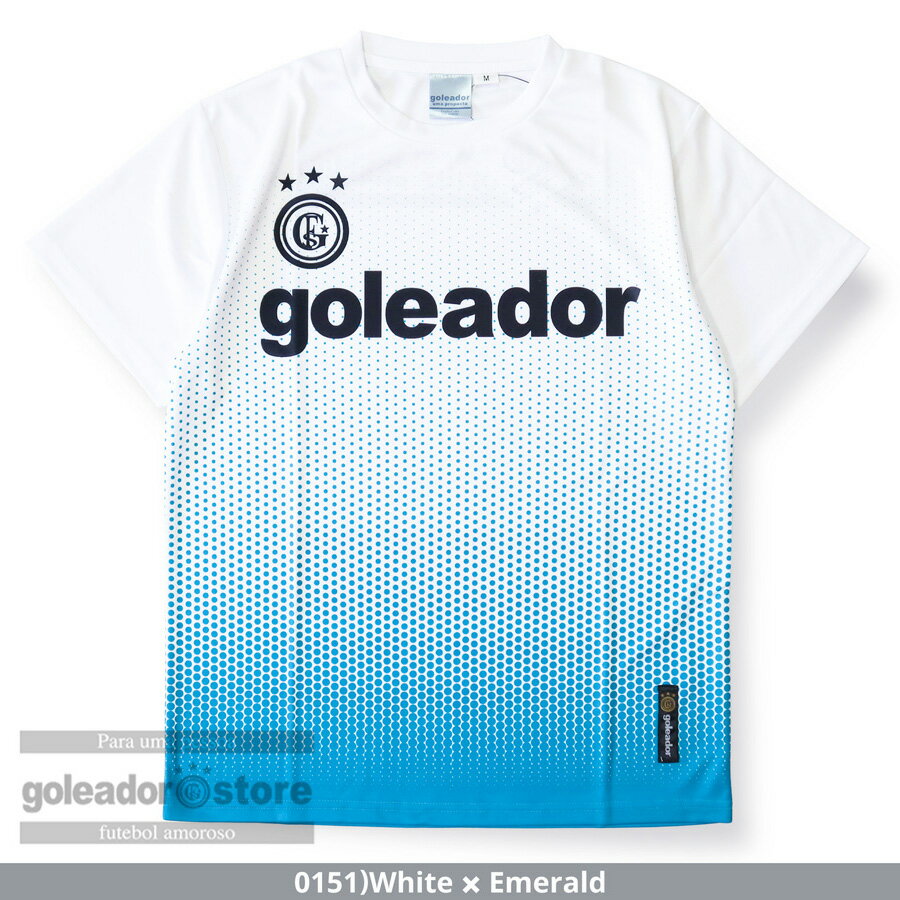 Rakuten - プラシャツ 【goleador】[ゴレアドール] 半袖 ベーシック プラクティス シャツ 【サッカー フットサル SOCCER ユニホーム メッシュ 速乾 吸汗 個サル シャツ Tシャツ TEE ロゴ プリント メンズ レディース ジュニア おしゃれ ビッグシルエット】