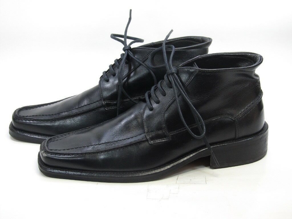 【中古】【送料無料】ANTONIO RUFO38 / (24.0cm〜24.5cm) イタリア製・チャッカブーツメンズシューズ 紳士 靴 ビジネス カジュアル メンテナンス済