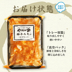 「やまなか家」定番ぷりぷり豚ホルモン【自家製みそ】【焼肉豚肉ホルモン豚ホルモン豚内臓焼き肉つまみ酒の肴肴おかずみそたれみそだれ送料無料】