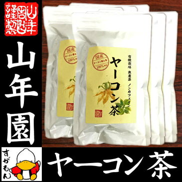 【国産 無農薬 100%】ヤーコン茶 3g×10パック×6袋セット 山梨県産 ノンカフェイン 送料無料 ヤコン茶 やーこん茶 やこん茶 苗 サプリ 健康茶 妊婦 ダイエット 粉末 セット ギフト プレゼント 母の日 父の日 プチギフト お茶 2018 内祝い お返し