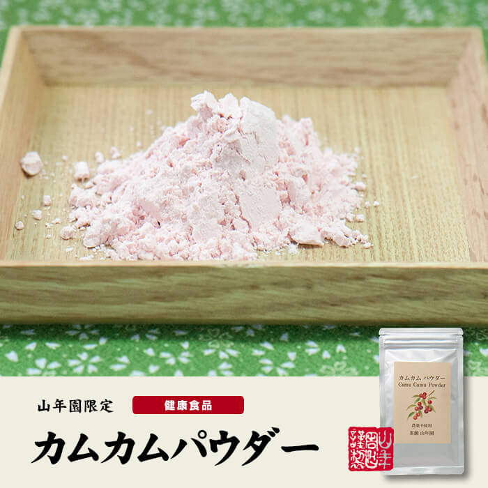 【無農薬】カムカムパウダー 50g×2袋セット ペルー産 粉末 ノンカフェイン 送料無料 ビタミンC ヨーグルト スムージー 苗 サプリ 健康茶 妊婦 ダイエット セット ギフト プレゼント お中元 敬老の日 プチギフト お茶 2022 内祝い お返し