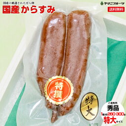 ★[ご進物用] からすみ 特大サイズ 約260g〜300g 1個入り【送料無料/のし対応】[プレゼント 誕生日 ギフト 贈り物 お祝い 内祝い 出産祝い お供え 景品 お見舞い 手土産]