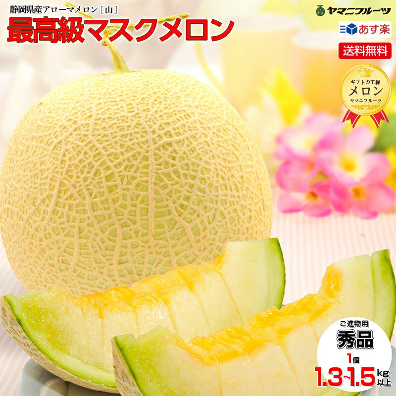 静岡県産 最高級 マスクメロン 1玉入り 送料無料 muskmelon 最上級 母の日 卒業 転勤 就職祝い 入学祝 入園祝い 御礼 おとりよせ 高級フルーツ ギフト お供え物 誕生日 出産 内祝 退院祝い お見舞 贈り物 プレゼント お手土産 大切