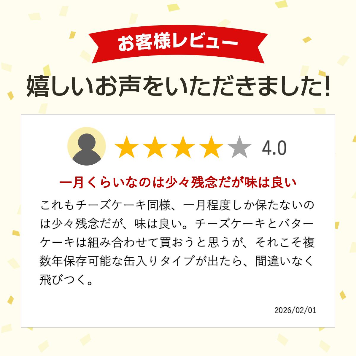 バターケーキ 12個セット ロングライフパン 長期保存 非常食 パン