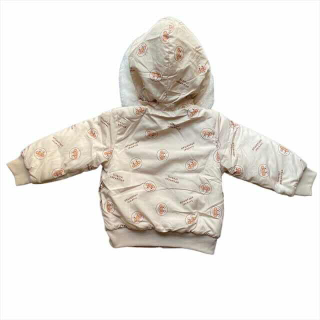 【時間指定不可】【即納】アンパンマン ジャケット ダウンジャケット風 ジャケット アウター 中綿ジャケット ネイビー オフホワイト 冬 キャラクター グッズ キッズ ベビー 男の子 女の子 子供 子ども こども 幼稚園 保育園 ジャンパー プレゼント ギフト 90cm 95cm 100cm