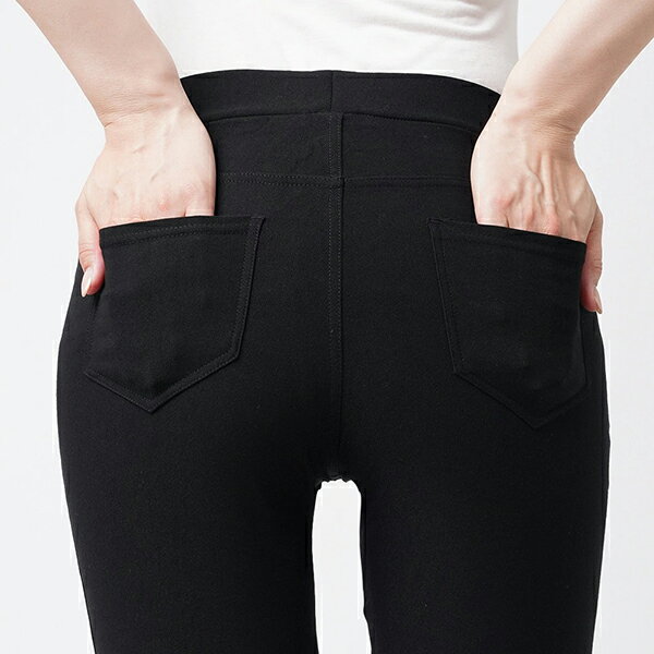 楽天市場 ポイント2倍 Gunze Tuche レーヨン混 裏起毛 スキニーパンツ グンゼ トゥシェ レギンス パンツ ズボン フルレングス レディース 無地 ファスナーなし S M L Ll 婦人 暖かい おしゃれ ブラック 鎗屋 Cloque