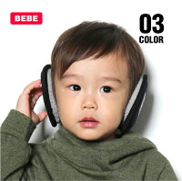 BEBE ベベ イヤマフ イヤーマフ 耳当て キッズ 子供 子ども こども 男の子 女の子 冬 クリスマス 正月 防寒 ブラック ネイビー ベビー 防風 赤ちゃん お洒落 おしゃれ 韓国