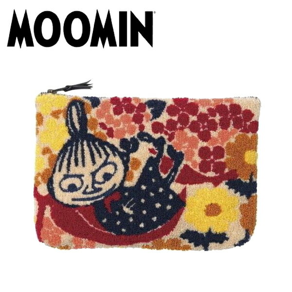 楽天市場 ポイント2倍 Moomin ムーミン リトルミイ ポーチ 花畑で 大きいポーチ カバン バッグ 鞄 刺繍 可愛い かわいい 大人気 キャラクター 化粧 コスメ 小物 花 花畑 子供 男の子 女の子 レディース ムーミン展 丸眞 鎗屋 Cloque