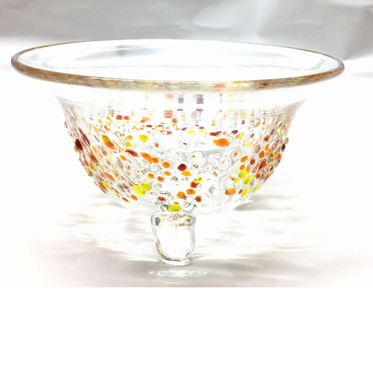 かき氷カップ デザートカップ パフェ・サンデーグラス サンゴ 琉球ガラス
