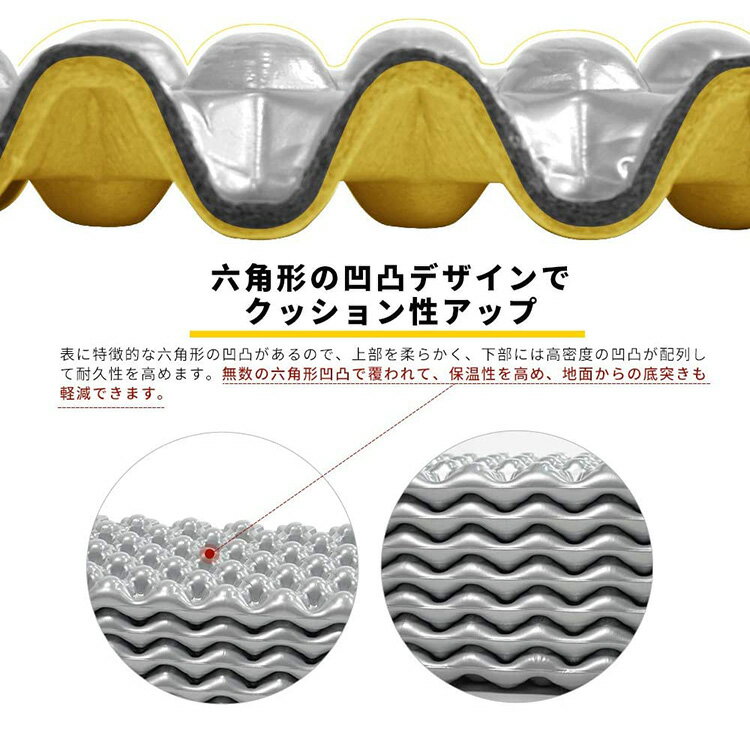 【エントリーでポイント5倍】Soomloom レジャーマット レジャーシート 寝袋用 マット キャンプ パッドレジャー アウトドアマット テント泊 超軽量 保温 IXPE素材 アルミフィルム ポータブル 花見・キャンプ・ヨガ・ピクニック・登山【main03】通販格安セール情報 楽天 通販