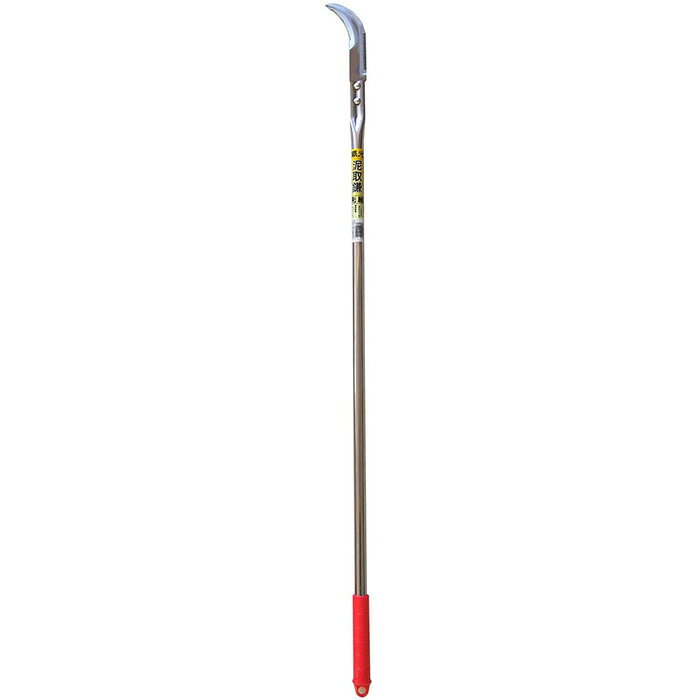 花楯産業 ステンレス 泥取鎌（トラクターコンバイン鎌） 先細刃 長柄 全長90cm 210438 ［4995345044078］ステンレス製でさびにつよい【頑張って送料無料！】