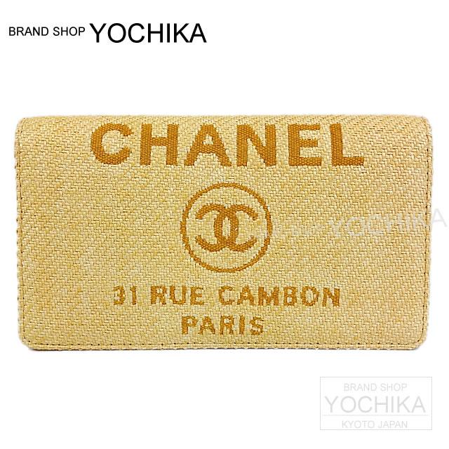 Υץ쥼Ȥˣ2014CHANELͥɩ`Lؔ`ʥ󥭥ХA80051Ʒ(CHANELDeauvillelongwalletYellowA80051)S꡿RCP#yochika