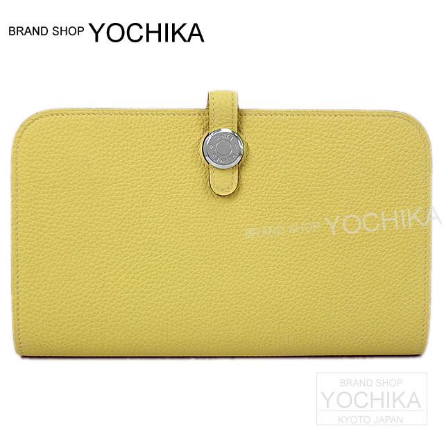 【ご褒美に★】HERMES エルメス 財布 ドゴン GM ジョーヌプッサン トゴ マットシルバー金具 新品未使用(HERMES Dogon Wallet GM Jaune poussin Togo MatSHW[Never used][Authentic])【あす楽対応】#よちかのサムネイル