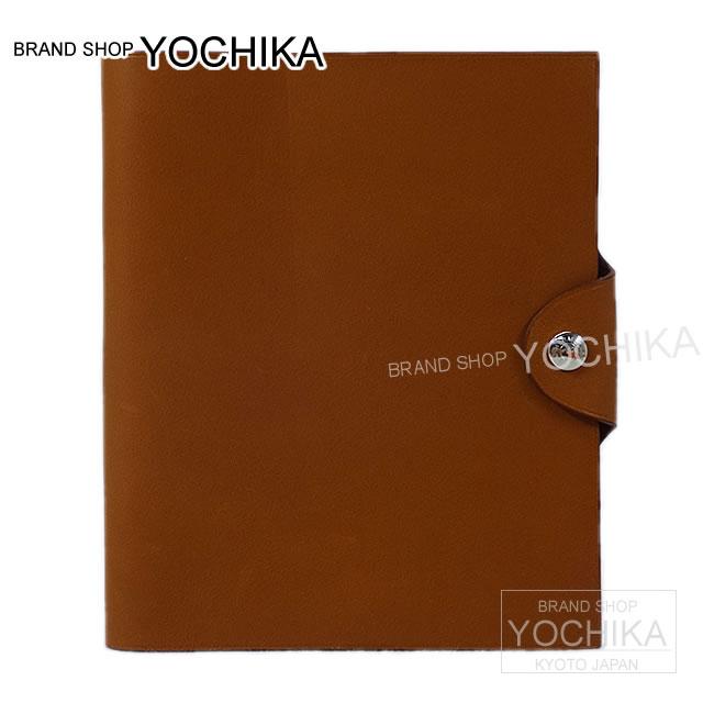 【ご褒美に★】HERMES エルメス ユリス PM 手帳カバーのみ フォーヴ バレニア 新品同様【中古】 ([Pre-loved]HERMES Ulysse PM Agenda Cover ONLY Fauve Barenia[Near mint][Authentic])【あす楽対応】#yochika