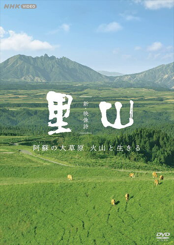 ◆ 商品説明 田んぼ、小川、雑木林…日本人が長い時間をかけて作り上げてきたふるさとの自然・里山は、驚くほど多様性に富んだ、生きものの宝庫だ。 その美しい共存の風景を斬新な映像で描く、「映像詩 里山」。 新シリーズでは、豪雨、豪雪、噴火など、荒ぶる自然の力を手なずけ、恵みに変える知恵に迫る。 ★大ヒットロングセラーシリーズの最新作! ! 最新の撮影手法により、日本の原風景を迫力のあるリアルな映像として表現! ★取材期間は3年間以上。NHK制作チームが追い続け、映像化にたどり着いた渾身の力作! 「阿蘇の大草原 火山と生きる」 熊本県阿蘇地方。人と牛がともに生きる日本最大級の草原は、絶滅危惧種の草花やカヤネズミなど生きものの宝庫。 ここで受け継がれてきたのが野焼き。人々は火で大地の生命力を引き出し、草原を守り育てる。 多様な草が牛を育み、その傍らに多くの命が息づく。火山の懐でめぐる命の輪を詩情豊かに描く。 【語り】池田伸子 【特典映像】アッテンボローのSatoyama 阿蘇 火山と生きる(「新・映像詩 里山 阿蘇の大草原 火山と生きる 」 英語版) ○2022年3月 NHK BSPで放送 発行・販売元:NHKエンタープライズ (C)2022 NHK ■仕様：DVD ■品番：NSDS-53466 ■JAN：4988066241291 ■発売日：2022.10.21 ドキュメンタリー/セル/本編59分+特典52分/16:9LB/ステレオ・ドルビーデジタル/片面二層/カラー/トールケース 登録日：2022-10-07