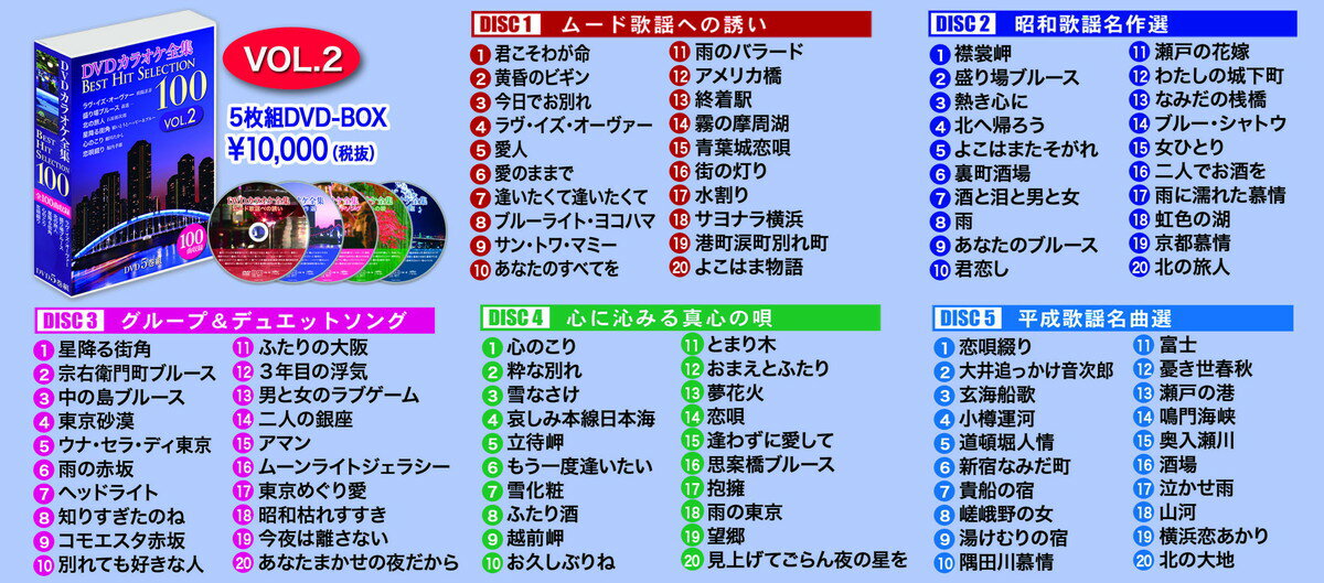 �ڤ��ޤ�CL�աۿ��� DVD���饪������ ��Best Hit Selection 100��7�����å� ��VOL.1��VOL.7�� 700������ (��DVD35��) SET-252-KARAOKE7
