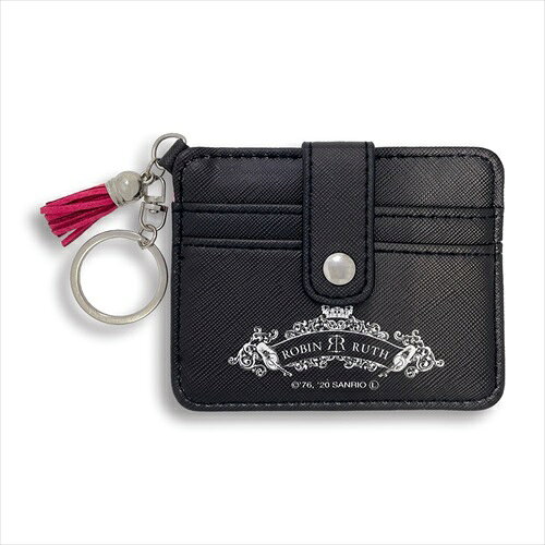 新品 Robin Ruth×ハローキティ カードケース・黒 / 26685 メーカー直送