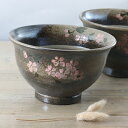 【益子焼】 お手頃なサイズ うどん 丼 丼物 どんぶり さくら桜 口径約14.8~16cm(サイズ中) 【単品1個】