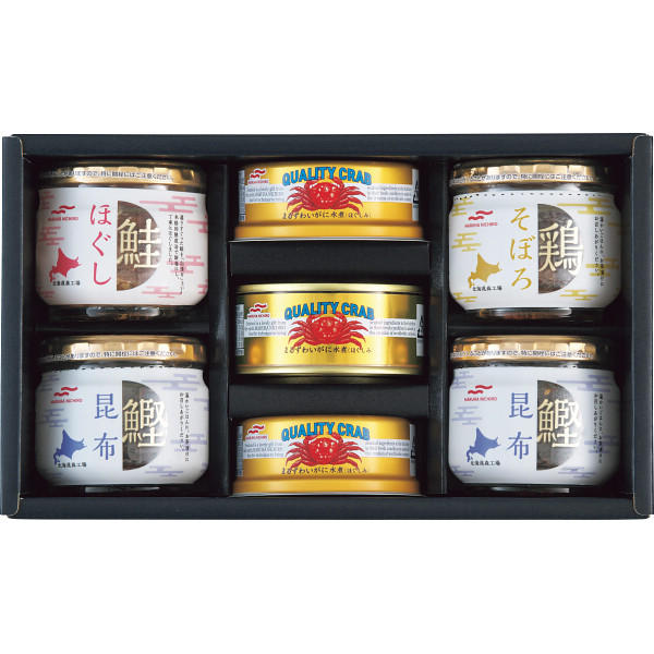 お中元 マルハニチロ カニ缶 ずわいがに ギフト 送料無料 マルハニチロ かに缶詰・瓶詰詰合
