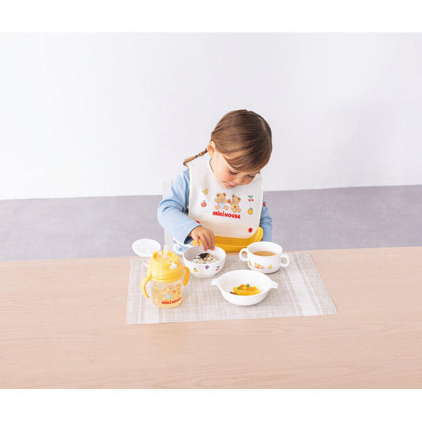 【のし無料】送料無料 ミキハウス テーブルウェアセット 46-7155-688 ミキハウス はじめての離乳食 食器セット 出産祝い プレゼント 内祝い・贈り物に【 もらって嬉しい 女性に喜ばれるギフト ブランド 高級感 法人 手土産】