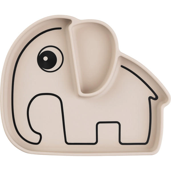 【のし無料】送料無料 ダンバイディア シリコンプレート エルフィー 2BD-1799239 サンド 象のElphee シリコン製プレート ワンプレートごはん 出...