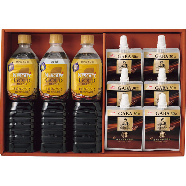 お中元 アイスコーヒー 珈琲ゼリー ギフト 送料無料 丸福珈琲店監修コーヒーゼリー＆ネスカフェ ボトルコーヒーセット COJ-30【コーヒーゼリー ボトルコーヒー】【内祝い 出産内祝 結婚 新築 快気祝い 贈り物 手土産 挨拶 粗品】 【御中元 暑中お見舞い 残暑お見舞い】