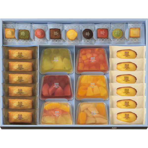 お中元 洋菓子 ギフト 送料無料 アンリ・シャルパンティエ テリーヌ・ドゥ・フリュイ・アソートLL HTF-50ASN2【夏の定番ギフト テリーヌ型ゼリー 焼き菓子】【内祝い 出産内祝い 結婚 贈り物 手土産 挨拶】 【御中元 暑中お見舞い 残暑お見舞い】