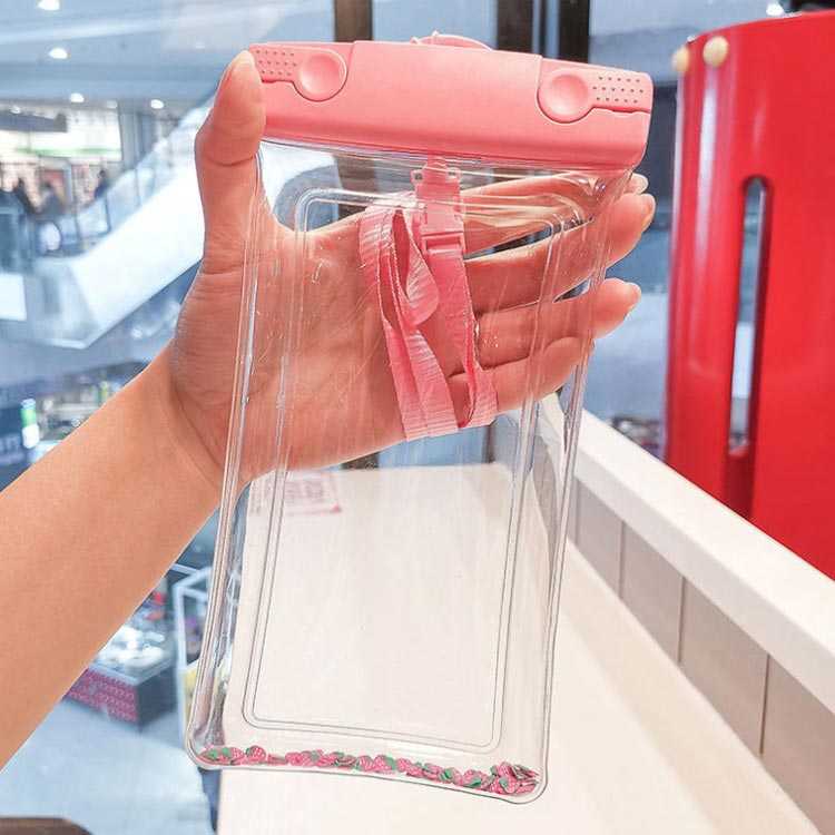 防水 透明 海 多機種対応 防水カバー iPhoneカバー 用 スマートフォン クリア プー...
