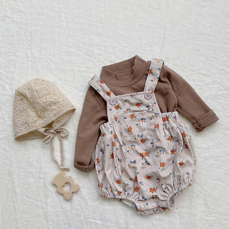 送料無料 ベビー服 新生児 サロペット ロンパース 女の子 豹柄 花柄 赤ちゃん 韓国ファッション 春 秋 冬 男の子 子供服 綿 柔らかい 出産お祝い 66 73 80 90 100cm