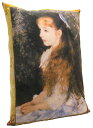 複製画・クッション美術館 ルノワール イレーヌ・カーン・ダンヴェール嬢 (H63cm×W47.5cm)(3)
