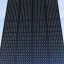 条件付き送料無料 床材本舗 オリジナル 有孔ボード UKB-TATE4P-BK ブラック 黒 縦4列【 厚さ4mm×910mm×1820mm/5φ-25P 5ミ...