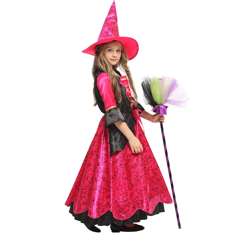 送料無料 ハロウィン コスプレ 女の子 衣装 魔女 子供 コスプレ 仮装 キッズ スカート コスチューム 子供 洋服 ワンピース プリンセス Halloween 姫系 カラフルドレス 変装 魔法使い パーティー 子供用ドレス キッズ 子どもドレス 女の子 かぼちゃ 学園祭 文化祭 発表会 yumeshop77-10000452 yumeshop楽天市場店 サンプル画像2