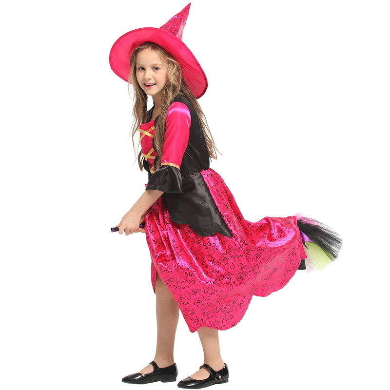 送料無料 ハロウィン コスプレ 女の子 衣装 魔女 子供 コスプレ 仮装 キッズ スカート コスチューム 子供 洋服 ワンピース プリンセス Halloween 姫系 カラフルドレス 変装 魔法使い パーティー 子供用ドレス キッズ 子どもドレス 女の子 かぼちゃ 学園祭 文化祭 発表会 yumeshop77-10000452 yumeshop楽天市場店 サンプル画像3