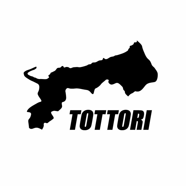 Rakuten - 【鳥取県地図モチーフSS カッティングステッカー 極小サイズ 3枚組 幅約5.7cm×高約3.8cm】ハンドメイドデカール。