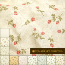 シャーティング ” wrapping paper ラッピングペーパー 花柄 花 バラ / 102144 / 10cm単位 切り売り 全10色 / YUWA 有輪商店 / 生地 布 ハンドメイド 手芸 洋裁 ソーイング パッチワーク カルトナージュ