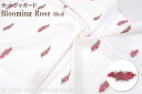 カットジャガード Blooming Rose(Red)/有輪商店 YUWA 生地/10cm単位 切り売り/875619