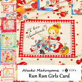 ػҤ 㡼ƥ  Run Run Girls Card  ݥå / AT829830 / 10cmñ ڤ 5 / YUWA ͭؾŹ /   ϥɥᥤ  κ  ѥå