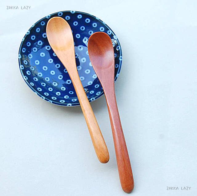 茶碗蒸しスプーン サオの木 　　木　おしゃれ　シンプル　和　ちゃわんむし　スプーン 木製 ウッド 離..