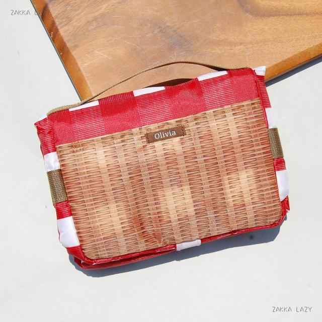 「Olivia レジカゴバッグ RED」 バッグ トートバッグ 保冷 撥水 お買い物バッグ エコバッグ ショッピングバッグ レジカゴ