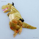 PLUSH BACK PACK T-REX BROWN　　 リュック キッズ 子供用 カバン かばん バッグ ぬいぐるみリュック 恐竜 ダイナソー ティラノサウルス 茶色 ブラウン　プラッシュ　バックパック　バッグパック　サイズ調整　Tレックス　リアル