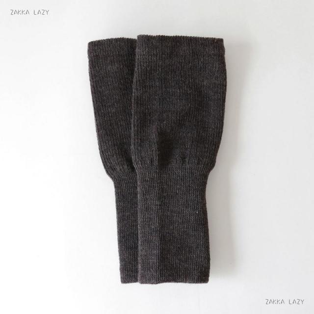 レッグウォーマー SILK＆WOOL BR 　　志成販売 しせいはんばい 秋 冬 シルク ウール シンプル 冷えとり..