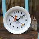 Yamabatosha 2way clock CAT White エイトミリオンワークス 山鳩舎 二通り クロック キャット ねこ ネコ 猫 時計 置時計 掛...