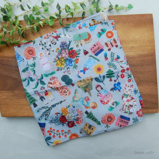 Nathalie Lete Handkerchief House エイトミリオンワークス ナタリーレテ ハンカチ ランチョンマット 可愛い おしゃれ はうす ハウス【ネコポス・コンパクト対応】 Nathalie Lete Handkerchief House エイトミリオンワークス ナタリーレテ ハンカチ ランチョンマット 可愛い おしゃれ はうす ハウス【ネコポス・コンパクト対応】