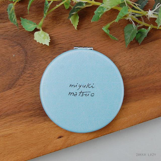 Matsuo Miyuki Compact mirror Elliot　　エイトミリオンワークス 8000000 松尾ミユキ 松尾みゆき 猫 ねこ コンパクトミラー 鏡 手鏡 二面鏡 可愛い　エリオット　【ネコポス不可・コンパクト対応】
