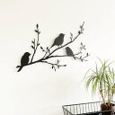 ウォールデコ アイアン バード ウォールアート おしゃれ インテリア 壁掛け 壁飾り 鳥