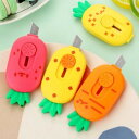 小型カッター フルーツ 段ボール パステルステーショナリー 文房具 韓国 雑貨 可愛い おしゃれ ギフト デザイン文具 カッターナイフ