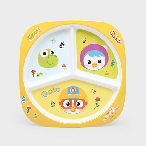 ポロロ ランチプレート 食器 韓国 食器 雑貨 おしゃれ 可愛い ギフト お祝い プレゼント キッズ 子供用 韓国料理 プラスチック食器 メラミン 子供用食器 ...