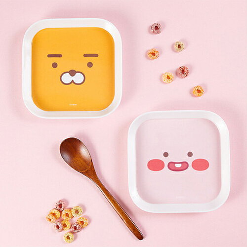 カカオフレンズ 小皿 食器 韓国 食器 雑貨 おしゃれ 可愛い ギフト お祝い プレゼント キッズ 子供用 韓国料理 プラスチック食器 メラミン 子供用食器 子...