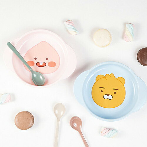 カカオフレンズ 小皿 食器 韓国 食器 雑貨 おしゃれ 可愛い ギフト お祝い プレゼント キッズ 子供用 韓国料理 プラスチック食器 メラミン 子供用食器 子...