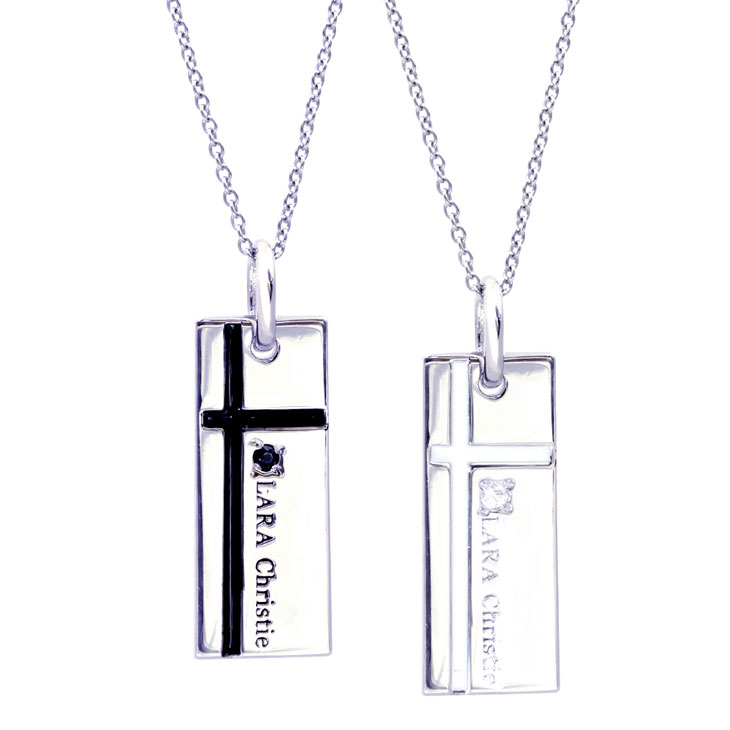 ペアネックレス LARA Christie (ララクリスティー)ノーブル クロス [ PAIR Label ] シルバー 記念日 誕生日プレゼント バレンタイン プレゼント 彼氏格安通販　バレンタイン　人気　ランキング